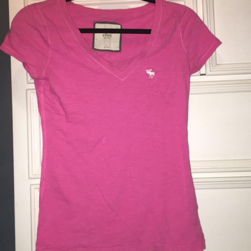 Pink v-neck from Abercrombie